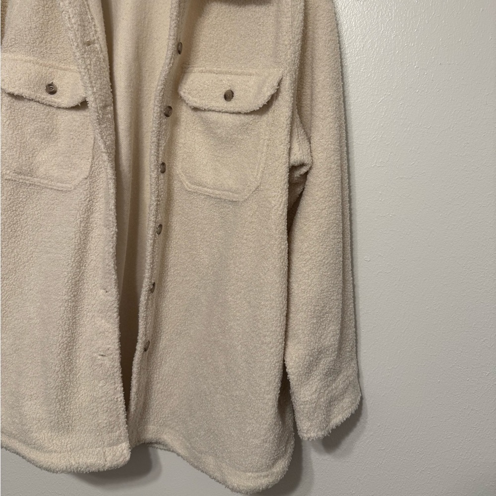 Cozy Cream Teddy Jacket - Picture 3 of 4